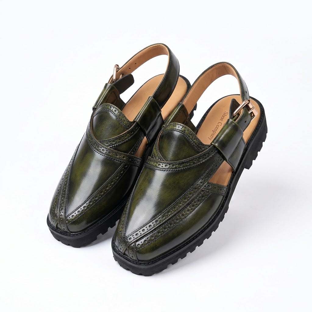 Olive Brogue