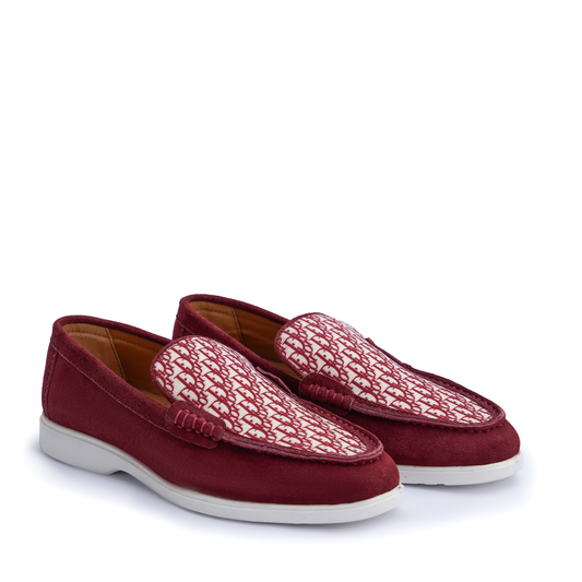 Textured Burgundy