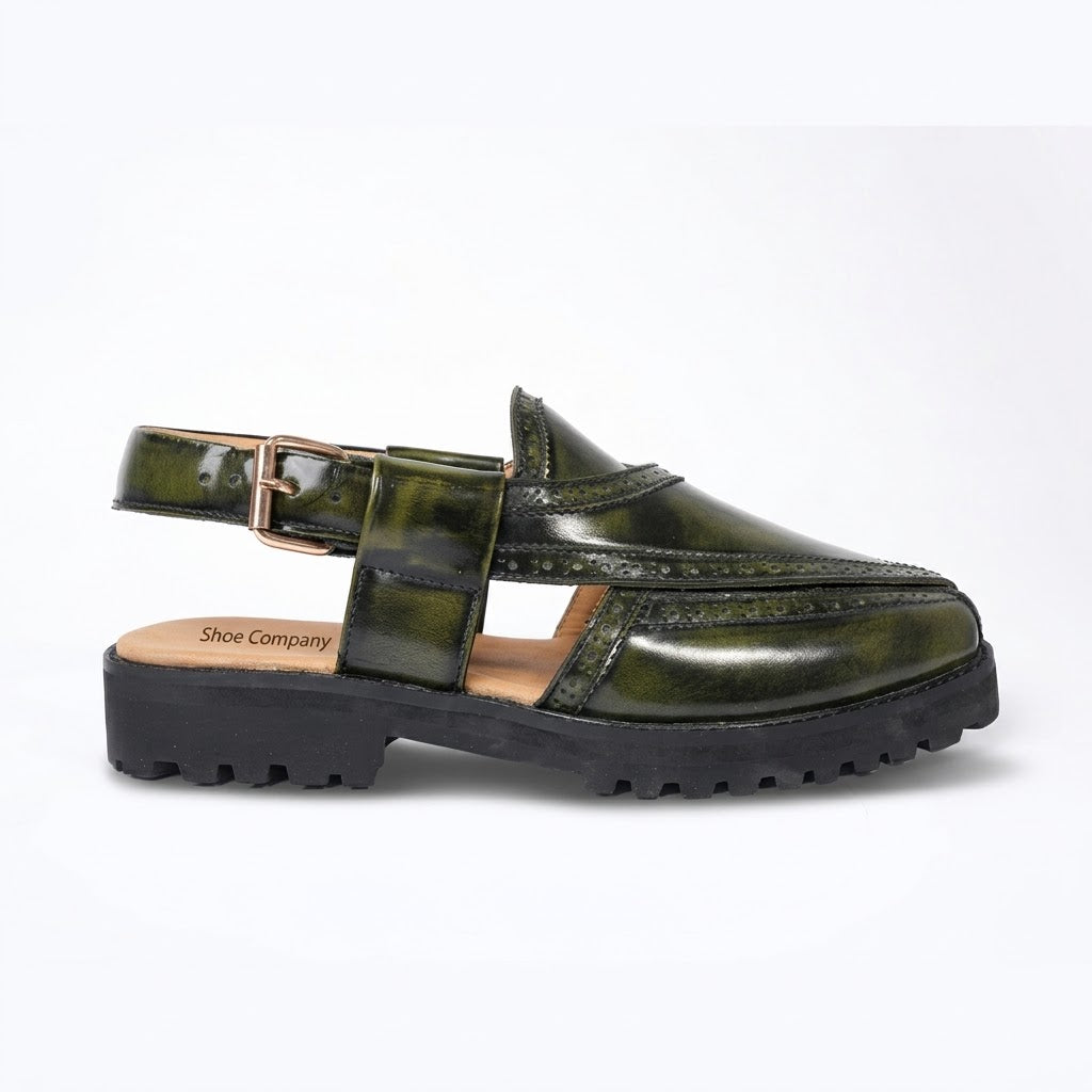 Olive Brogue